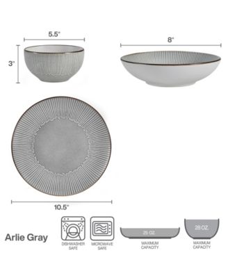 Arlie 12 Pc. Dinnerware Set, Service for 4