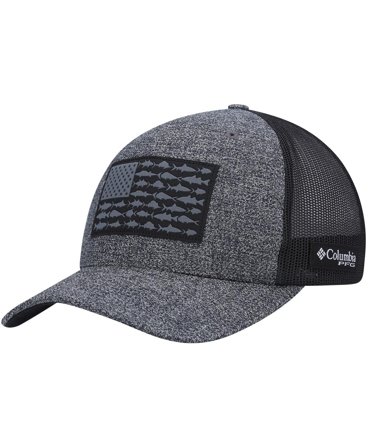 Мужская бейсболка COOLMAX Trucker Snapback с подкладкой из древесного угля и черного PFG Fish Flag