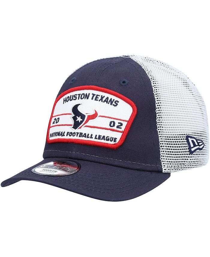 New Era Little Boys and Girls Navy and White Houston Texans Loyalty Trucker  9FORTY Adjustable Hat - Macy's