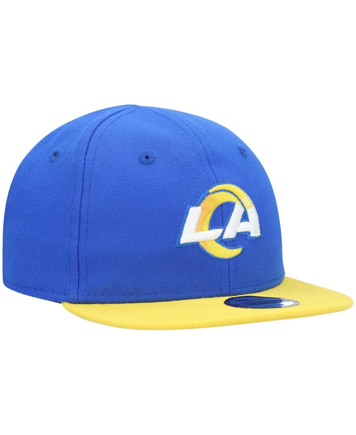 Shop New Era Boys And Girls Infant  Royal, Gold Los Angeles Rams My 1st 9fifty Adjustable Hat