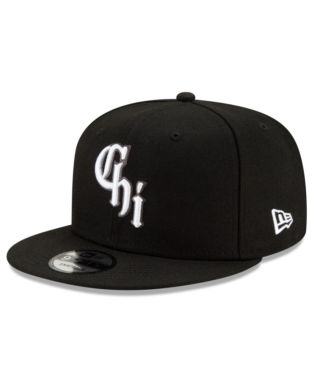 Men's New EraChicago White Sox City Connect 9FIFTY Snapback Adjustable Hat - Black