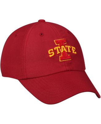 Men's Cardinal Iowa State Cyclones Primary Logo Staple Adjustable Hat