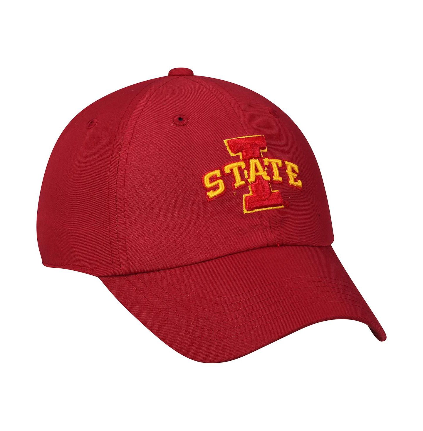 Мужская кепка Top of the World Cardinal Iowa State Cyclones Primary Logo Staple Adjustable Hat — фото 4
