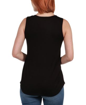 V Neck Tunic Tank Top