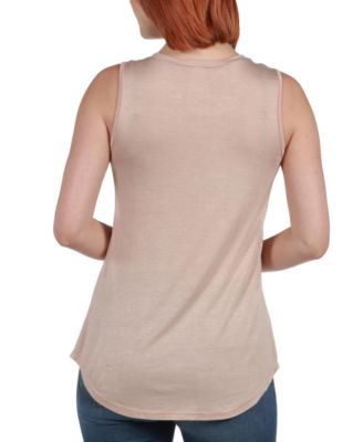 V Neck Tunic Tank Top