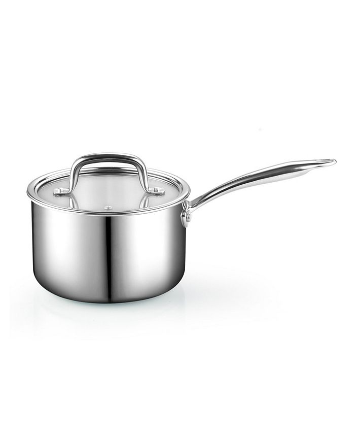 Cook N Home 3-Quart Stainless Steel Saucepan with Lid
