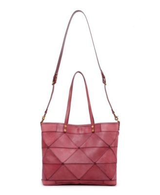 Women's Genuine Leather Prism Tote Bag