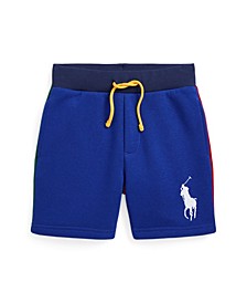 Toddler Boys Big Pony Color-Blocked Fleece Shorts