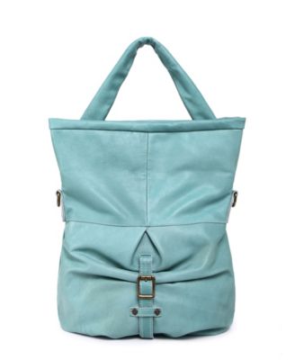 Sweet Lotus Leather Bucket Bag
