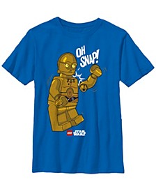 Big Boys Lego Star Wars Bad Arm Short Sleeve T-shirt