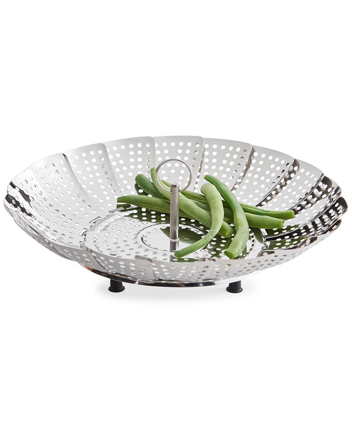 Martha Stewart Collection Folding Vegetable Steamer, Created for Macy's