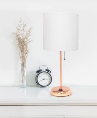 Stick Lamp with Charging Outlet