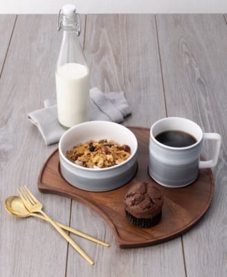 Kona Wood Crescent Serving Tray, 13"