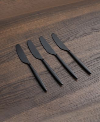 Gaze Black Satin Spreaders Set, 4 Piece