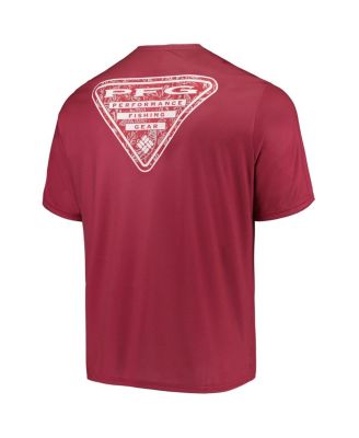 Men's Crimson Oklahoma Sooners Terminal Tackle Omni-Shade T-shirt