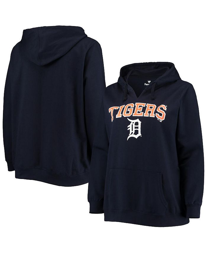 PROFILE Women's Profile Heather Gray Detroit Tigers Plus Size Pullover  Hoodie