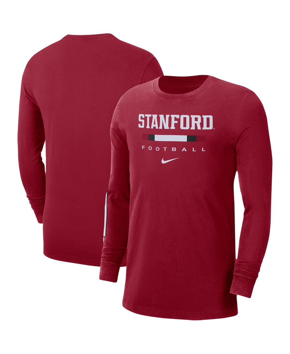 Men's NikeStanfordWord Long Sleeve T-shirt - Cardinal