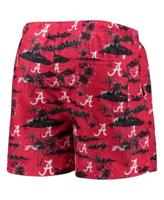 Men's Crimson Alabama Crimson Tide Island Palm Swim Trunks