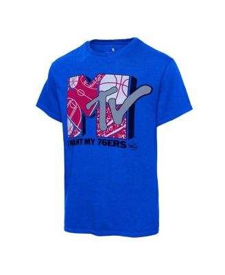 Men's Royal Philadelphia 76ers NBA x MTV I Want My T-shirt