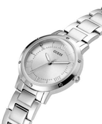 Women's Silver-Tone Stainless Steel Bracelet Watch, 34mm