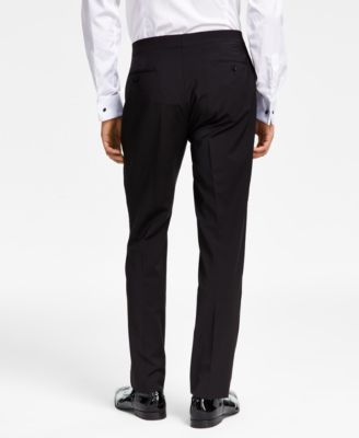 Men's Slim-Fit Infinite Stretch Black Tuxedo Pants - CLOSE OUT!