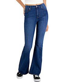 Juniors' High-Rise Flare Jeans
