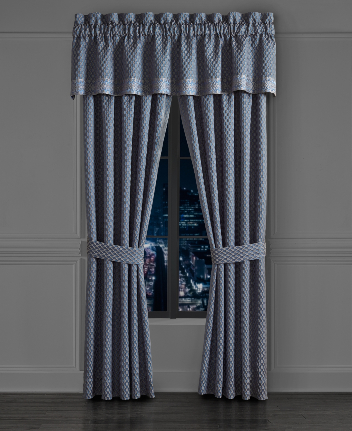 Five Queens Court Leah 4-Pc. Window Panel Set
