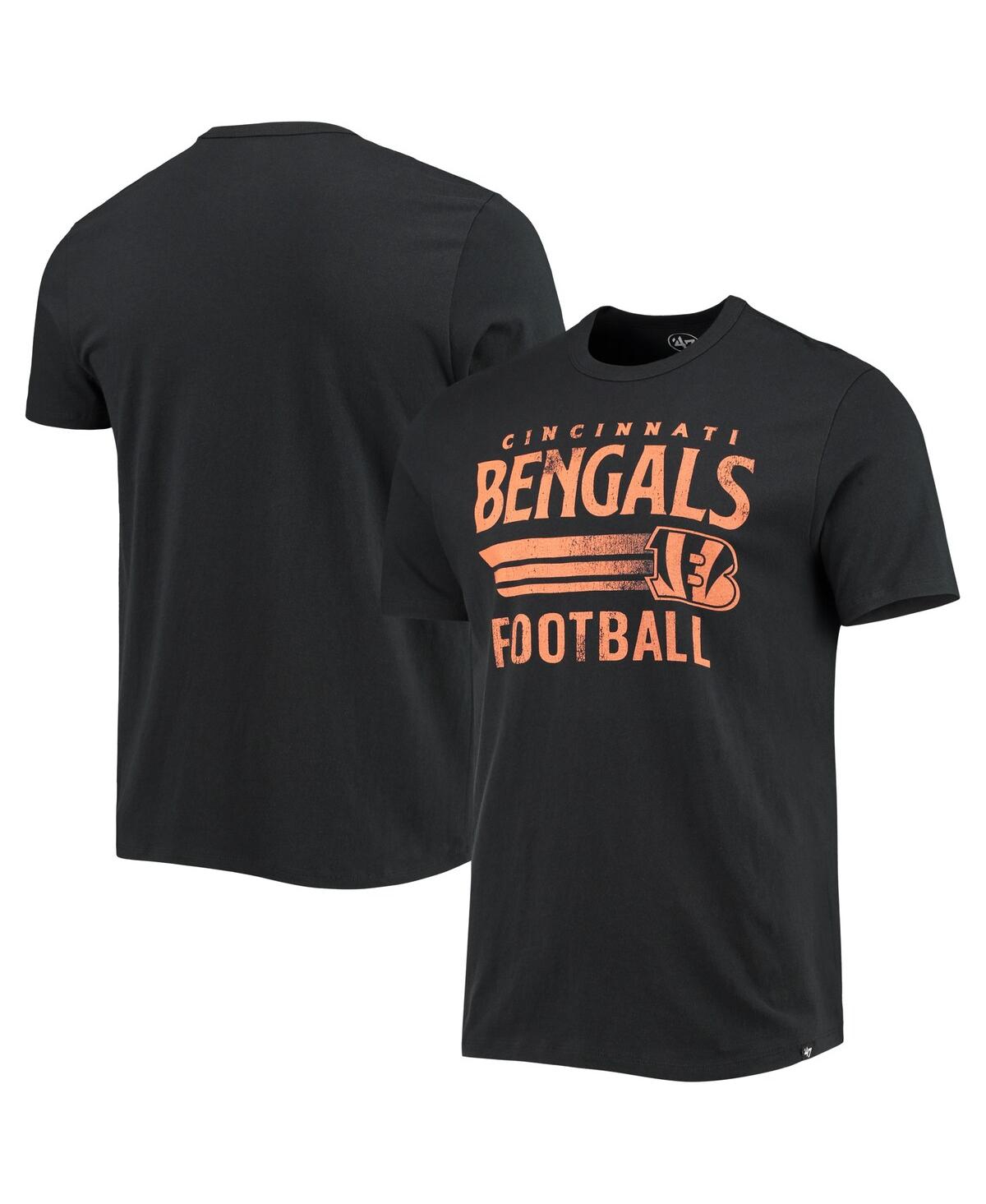 Men's '47 Brand Black Cincinnati Bengals Conrider Franklin T-shirt - Black
