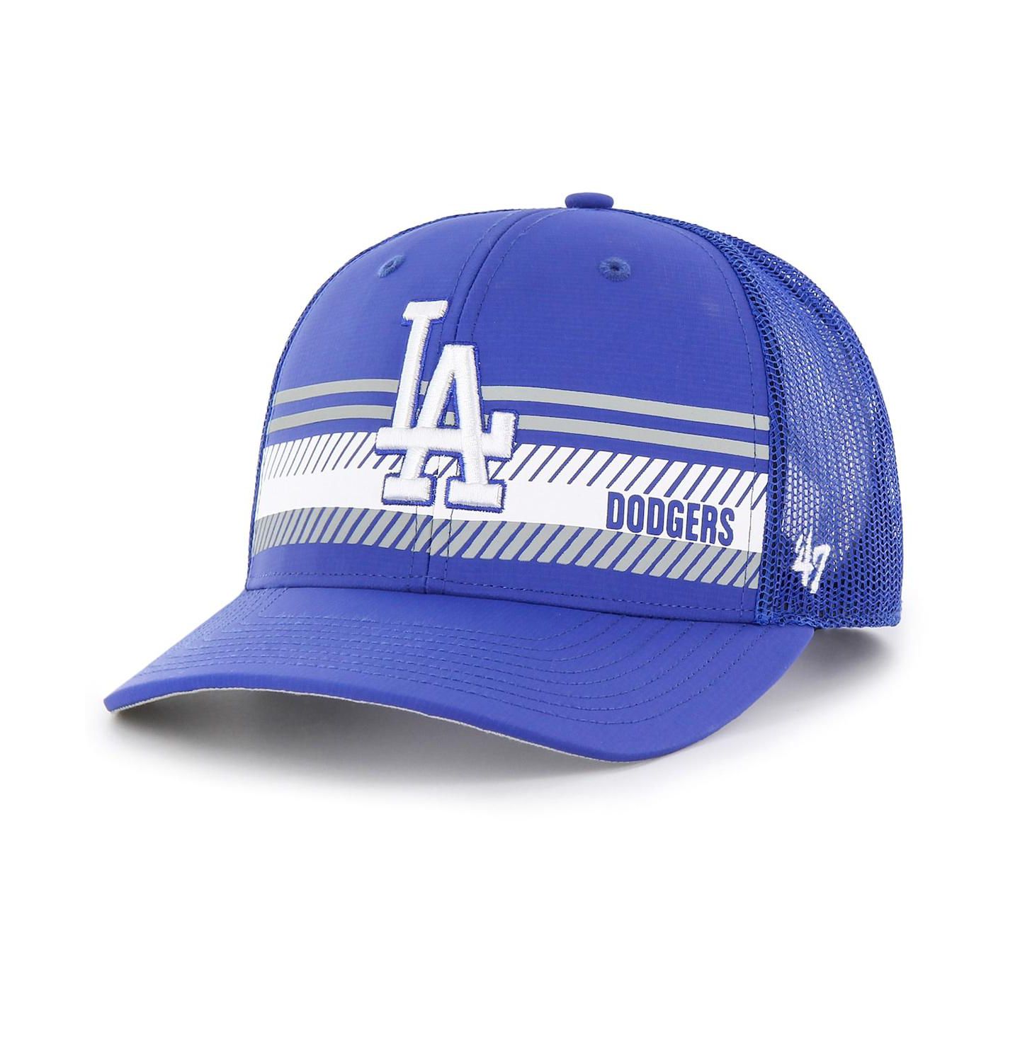 Мужская кепка '47 Brand Royal Los Angeles Dodgers Cumberland Trucker Snapback Hat — фото 1