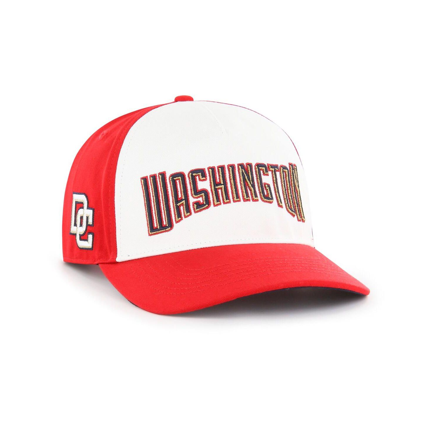 Мужская кепка '47 Brand Red, White Washington Nationals Cooperstown Collection Retro Contra Hitch Snapback Hat — фото 2