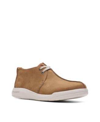Tênis Clarks Driftway Seam Masculino - Camurça Areia Escura - Número 43 - Conforto Premium