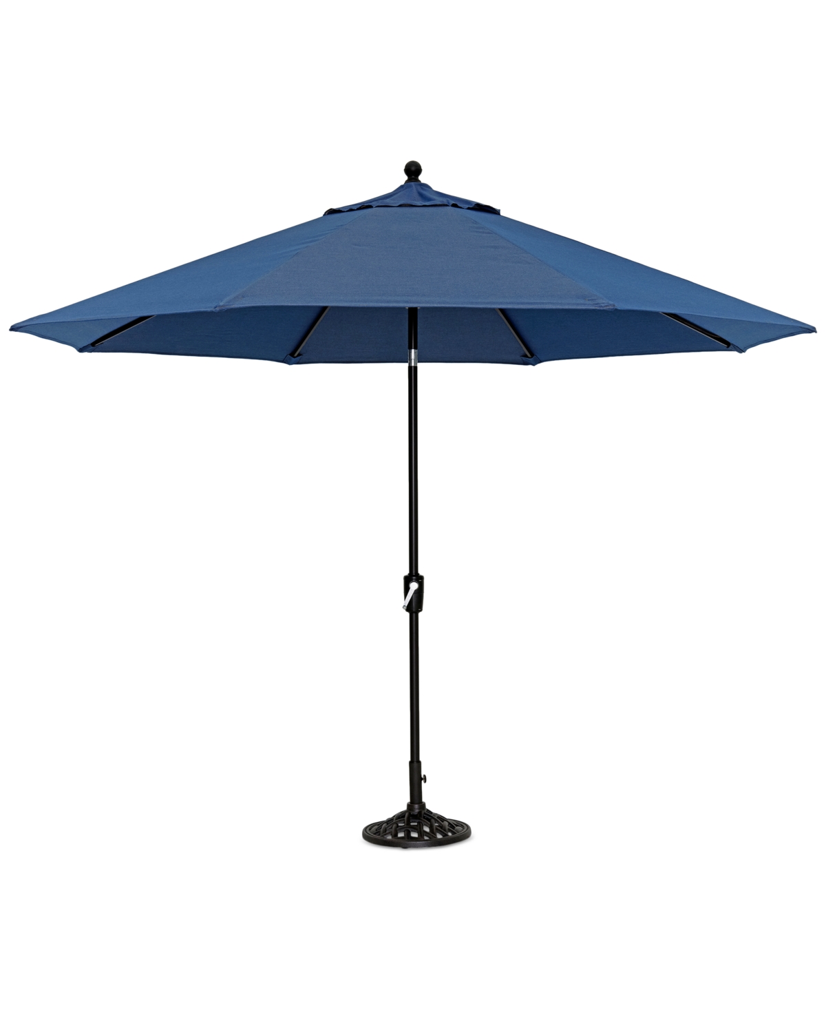 Agio Holland 11' Outdoor Umbrella In Z Woven Lifeguard Denim