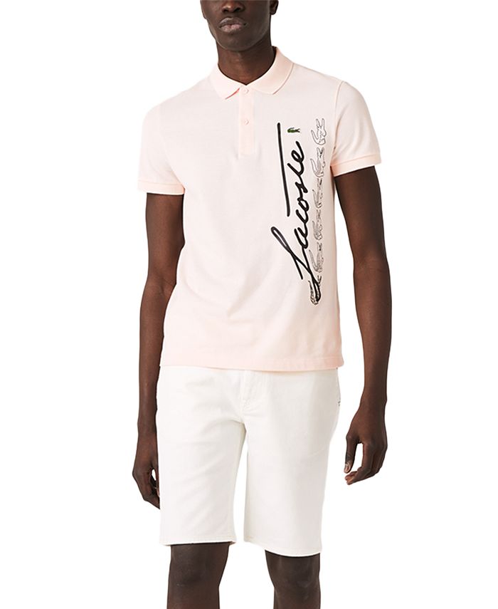 Lacoste Men's Fit Rene Signature Piqué Polo Shirt - Macy's