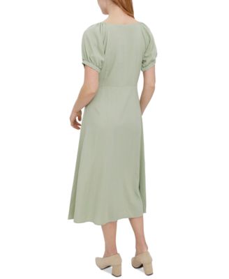 mid calf shirt dress