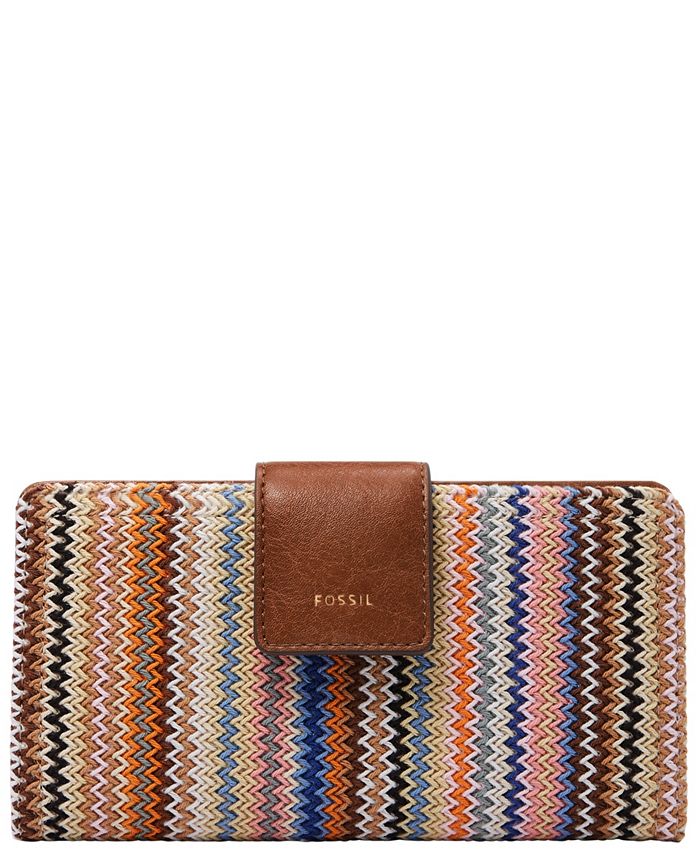 Macy's fossil wallet womens shop