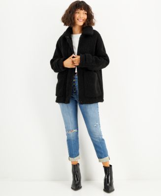 Teddy bear jacket outlet new look