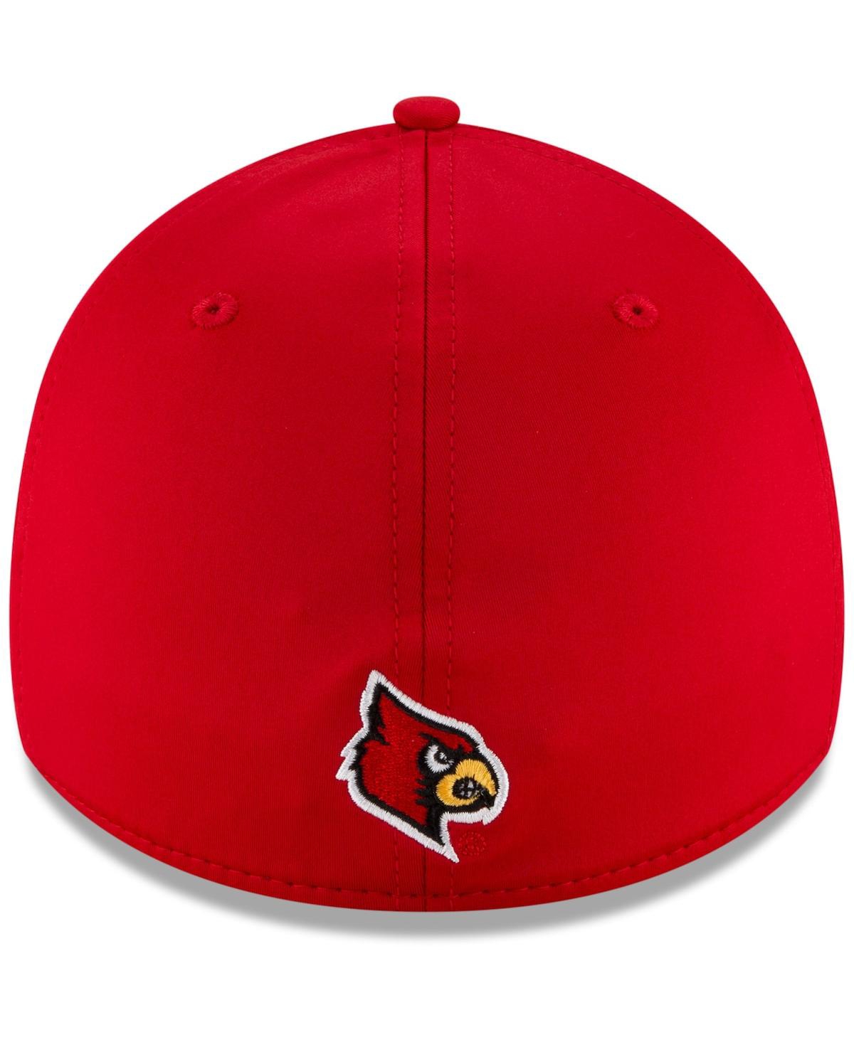 Shop New Era Men's  Red Louisville Cardinals Campus Preferred 39thirty Flex Hat