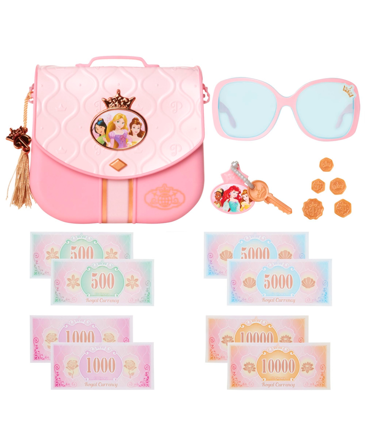 Disney Princess 18-Piece Style Collection Travel Purse Set
