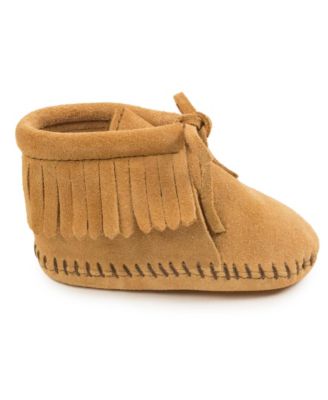 Baby Boys and Girls Suede Fringe Booties