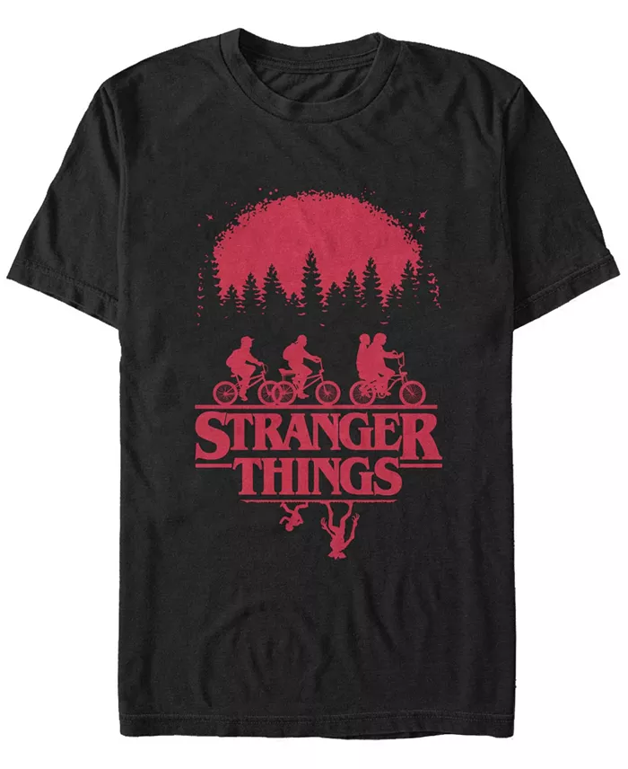 Men's Stranger Things Simple Poster Short Sleeve T-shirt