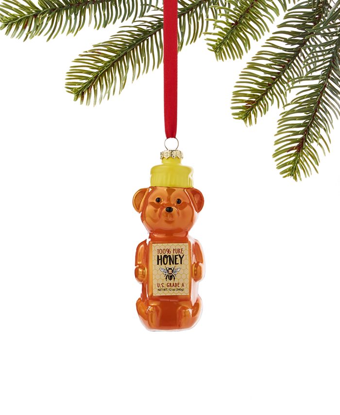 Holiday Lane Foodie and Spirits Bear Honey Jar Ornament, Created for Macy's Macy's