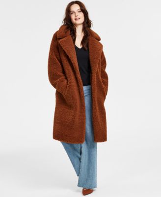 macy's women's plus size winter coats