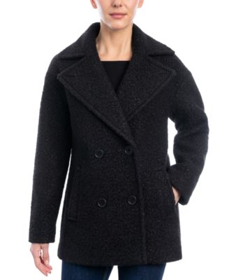 Macy's black peacoat hotsell