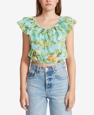 BB Dakota by Steve Madden - Women's Zest For Life Printed Crop Top