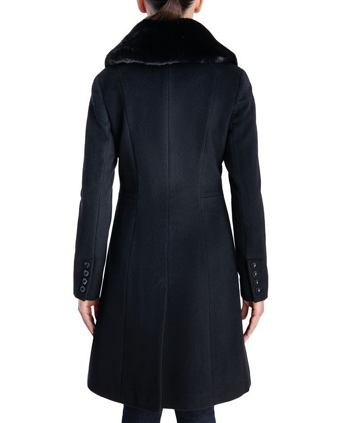 Anne Klein Women's FauxFur ClubCollar Coat & Reviews Coats