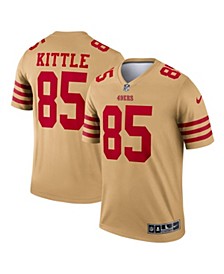 Men's George Kittle Gold San Francisco 49ers Inverted Legend Jersey