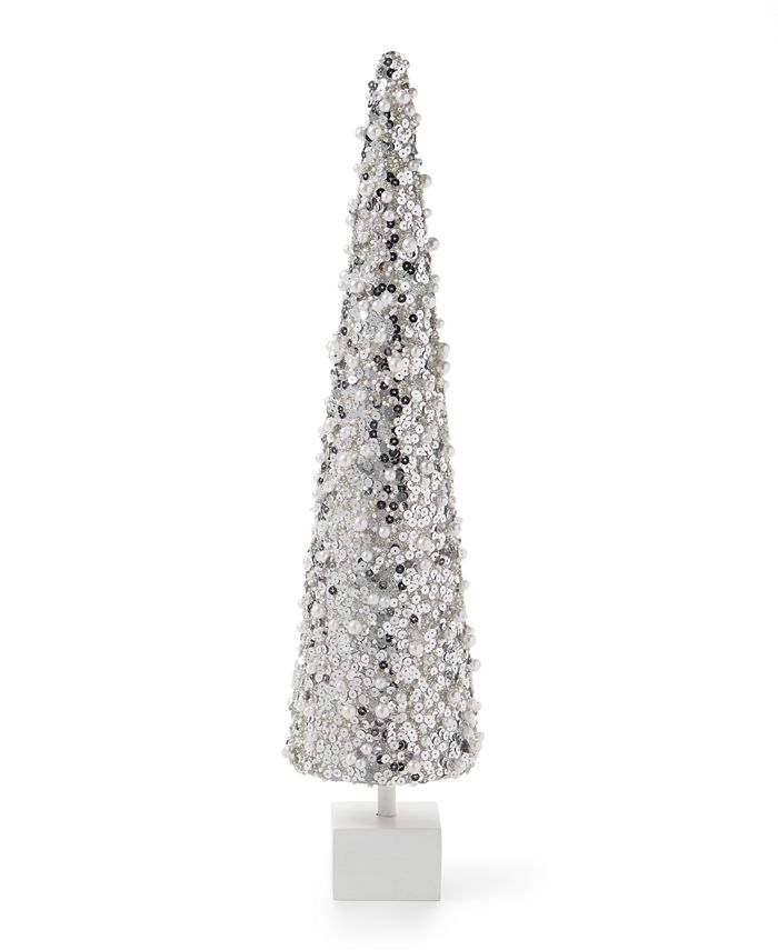 Holiday Lane Shine Bright Tabletop Tree Decoration, Created for Macy's