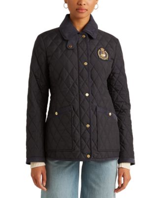 Lauren Ralph Lauren Women's Corduroy Collar Crest Quilted Coat & Reviews -  Coats & Jackets - Women - Macy's