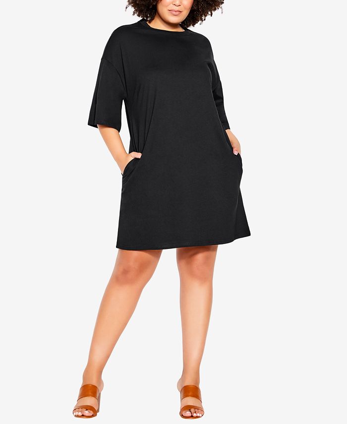 City chic cheap shirt dress