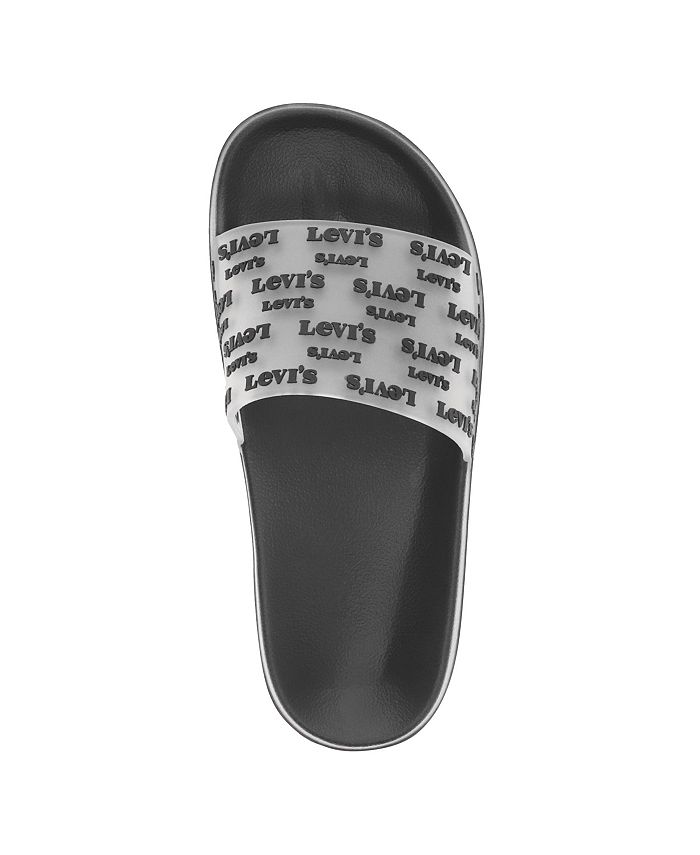 Levi's Women's Translucent Pool Slide Slip-On Sandal - Macy's